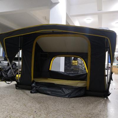 China Straight Tying Type Hot Dirty Car Roof Top Tent Camper Roof Top Tent For SUV for sale