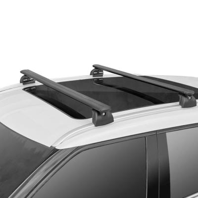 China Hot Sale Original Roof Top Car Luggage Carrier Aluminum Bar Side Cargo Luggage Carrier Roof Rails RACK for sale