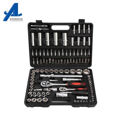 China Car Tool Kit 108 Pcs Automotive Car Repairing Tool Kits CR-V Emergency Repairing Hand Combo Kit High Quality Socket Wrench Tool Kit for sale