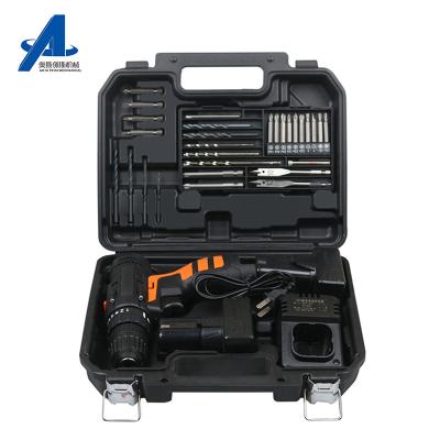 China 12V Household Battery Tool Kit Multifunctional Household Power Tools Drill Cordless Power Drill Polishing Set for sale