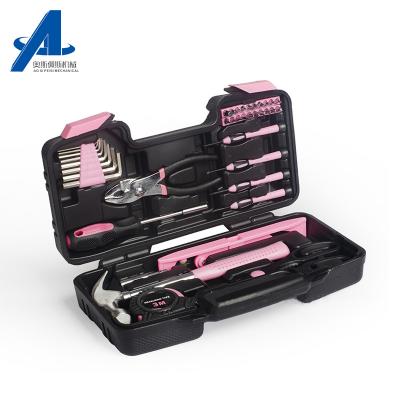 China Easy Carrying 39 Pcs Household Hand Repair Tool Kit Small Professional Home Tools Kit For Home for sale