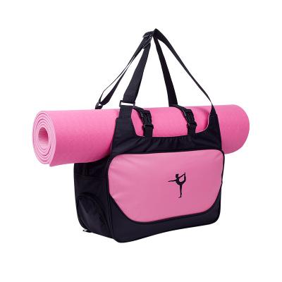 China LOGO Large Capacity Travel Bag Durable Custom Luggage Handbag Women Shoulder Outdoor Sports Bag Waterproof Fitness Yoga Gym Bag for sale