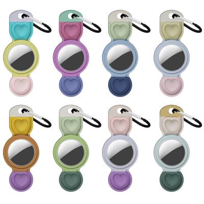 China Hot Selling Anti-fall Soft Silicone Cover Rainbow Push Bubble Case For Airtag Case 2021 for sale