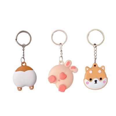 China Anti-fall For Airtag Case Dog Anti-lost Key Chain For Airtag Case Dog Cartoon 3D Luxury Cover Device For Airtag for sale