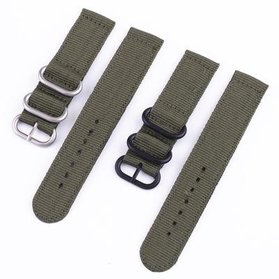 China Unisex Sport Woven Smartwatch Strap 22mm 24mm Nylon Band 18mm 20mm for sale