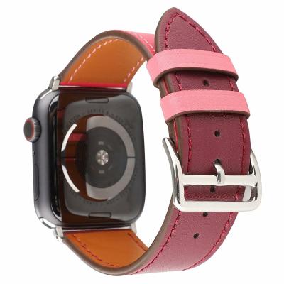 China Leather Watch Band For Apple Factory Direct High Quality Series 4 Leather Watch Band For Apple iwatch Band 42mm Leather for sale