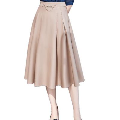 China High Waist Black High Waist Office Ladies Women's Elegant Formal Wear A Line Slim Casual Breathable Skirt Wholesale for sale