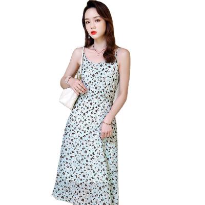 China Wholesale Anti-wrinkle Elegant Women Office Slim Work Slip Dresses Ladies Summer Cool Casual Fashion Soft Breathable Dress à venda