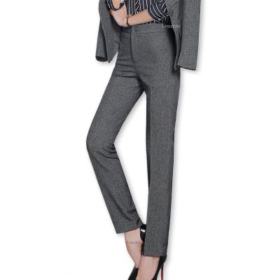 中国 Wholesale Anti-Static Full Length Professional Business Pants Formal Work Use Office Lady Women Trousers 販売のため