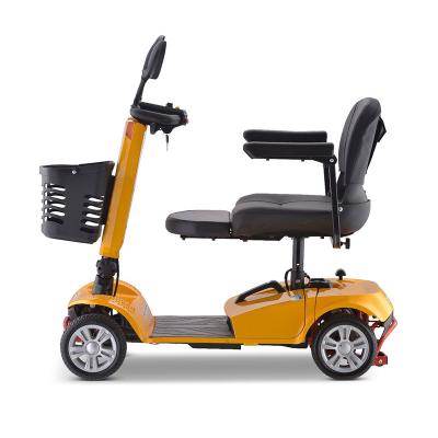 China Auto Folding Wheelchair disability lightweight wheelchair All Terrain Off Road Folding Mobility Scooter 4-Wheel Mobility Scooter for sale