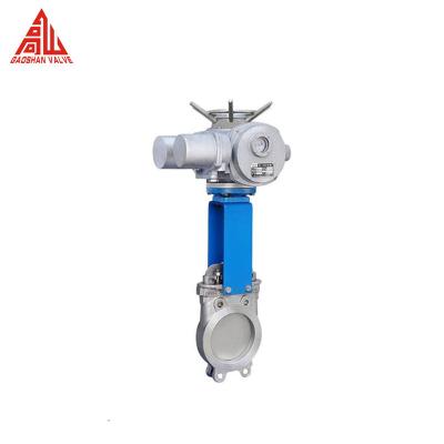 China WCB Stainless Steel Manual Pneumatic Motorized Actuator Knife Gate Valves for sale