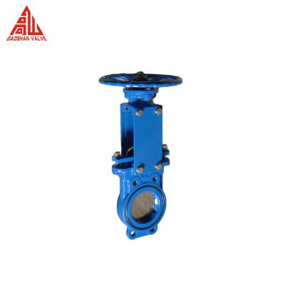 China Manual Electric Pneumatic Cast Ductile Iron Knife Gate Valve for sale