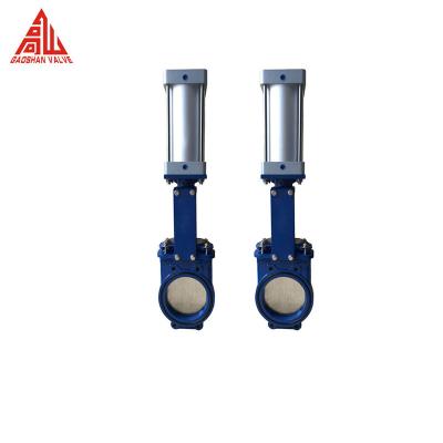 Cina Pneumatic Actuator Knife Gate Valves Medium Temperature Manual Power in vendita