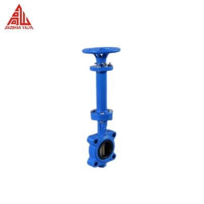 China Extension Stem Butterfly Valve Cast Iron Wafer Butterfly Valve for sale