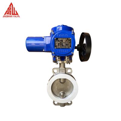 China Stainless Steel QT Electric Actuator Butterfly Valve Seal PTFE for sale