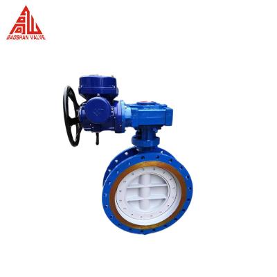 China D943H-10C 16C 25C 40C 64C 100C Butterfly Valve With Electric Actuator for sale