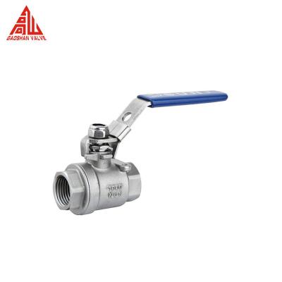 China Ball Valve 1/4 1/2 3/4 1 2 3 4 Inch CF8M CF8 304 316 Stainless Steel 1000 WOG Thread 2PC Ball Valve for sale