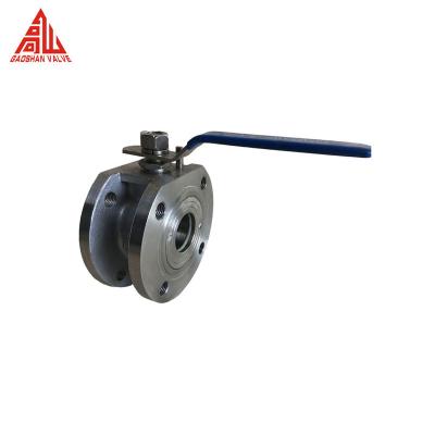 China Wafer Connection Type Ball Valves With Manual Electric Pneumatic Actuator for sale