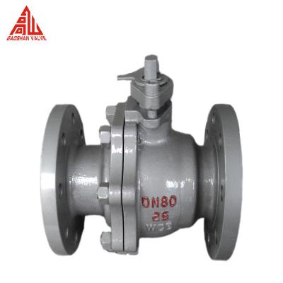 China Cast Steel Flanged Motorized Ball Valve Normal Temperature Medium Pressure for sale