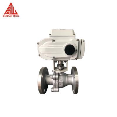 Cina WCB Stainless Steel Motorized Ball Valve Normal Temperature Manual Power in vendita