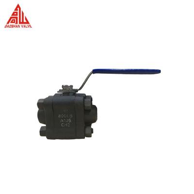 China Flange Thread Welding Forged Steel Ball Valve Class 800 for sale