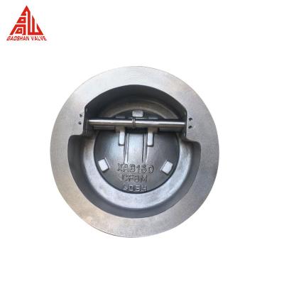 중국 SS316 Material Single Disc Swing Type Butterfly Check Valve Wafer Type Check Valve 판매용