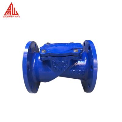 China Water Check Valve Ductile Iron Swing Type Rubber Flapper Check Valve for sale