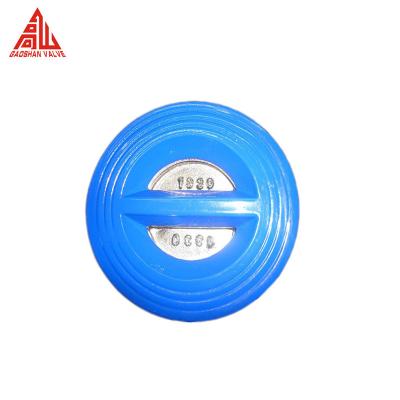 China H76 Cast Ductile Iron Stainless Steel Wafer Double Way Check Valve zu verkaufen