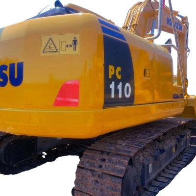 China Construction Digging Used Komatsu PC110-7 Excavator Short Service Almost New Used Small Size Time for sale