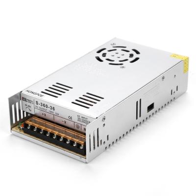 China Automation HONGPOE Best Quality 24V 15A 360W Industrial Power Supply Changeover Driver For LED Strip AC 100-240V Input DC 24V15A Power Supply for sale