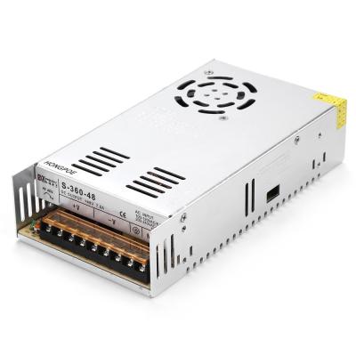 China Industrial Automation HONGPOE Best Quality 48V 7.5A 360W Switching Power Supply Driver For LED Strip AC 100-240V Input DC 48v 7.5A Power Supply for sale