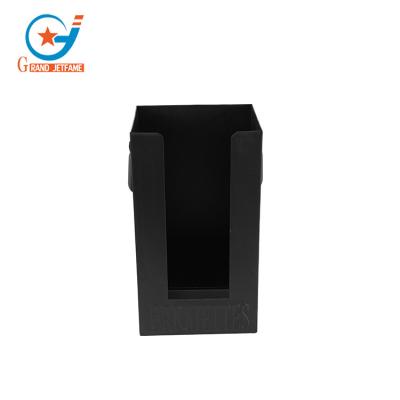 China Home Fireplace Accessories Metal Coal Trough Black Firewood Bucket for sale