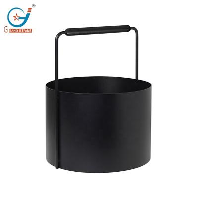 China Home Firepalce Metal Firewood Basket for sale