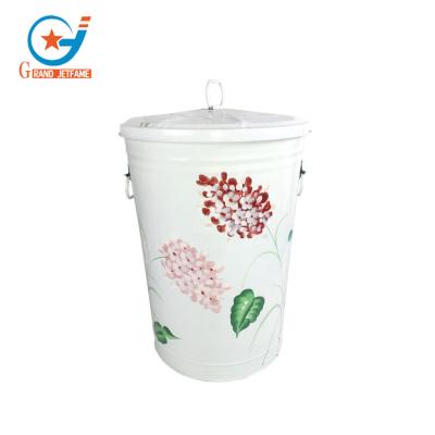 China Viable American Style Commercial Cheap Bathroom Trash Can Cafe Coke Large Outdoor Brutal Trash Can for sale