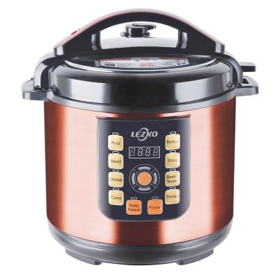 China Computer Control 24 Hours Keep Warm Rice Cooker Multicooker Pressure Cooker Stainless Steel Electric Housing 6L Pot for sale