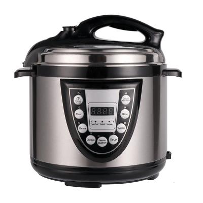 China Computer Control 6 Liter Stainless Steel Electric Fast Cooking Electric Pressure Cooker for sale