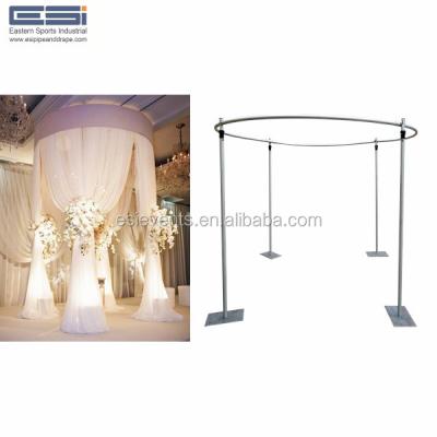 China Vevet ESI Round Wedding Pipe and Drape Stage Backdrop Decoration for Wedding Events for sale