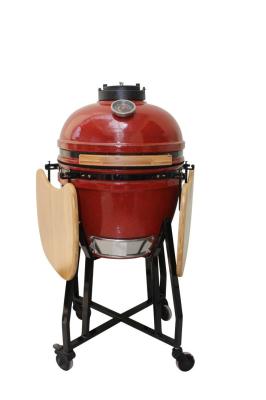 Cina Colore rosso tropicale Griglia Kamado da 18 pollici 48 cm Carbone di ceramica in vendita