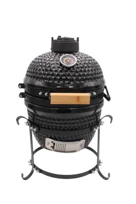 中国 13 インチ 32 cm チャコール BBQ セラミック グリル アウトドア ブラック 販売のため