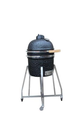 China Zwarte kleur 39cm 15 Inch Kamado Grill roestvrij staal Te koop