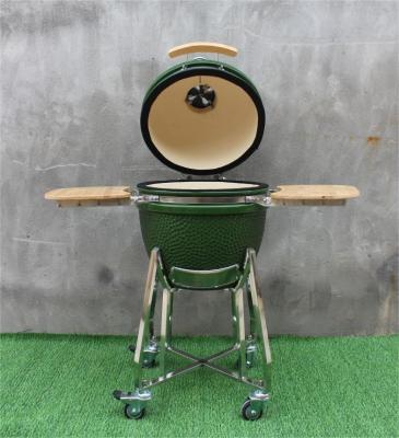 Chine Acier inoxydable de couleur verte de gril de Kamado de 48cm extérieur de 48cm à vendre