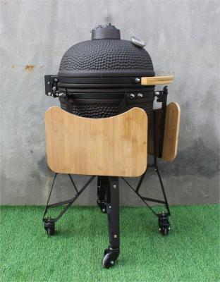 Cina Colore nero opaco 50 cm 20 pollici Kamado Grill Carbone per esterni in vendita