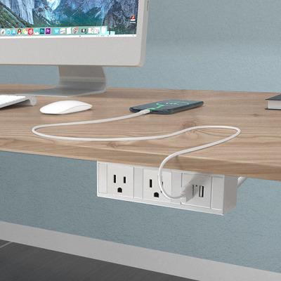 China Home Office Commercial Table 16A USA UK Universal Desktop Power With USB Plug for sale