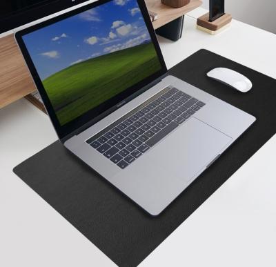 China Wholesale Office Computer Accessories Leather Mouse Pad Waterproof for sale