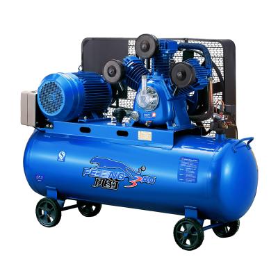 China Large Air Compressor Suppliers Lubricated High Pressure Belt Driven Type 11000W 15Hp Air Compressor for sale