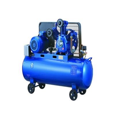 China Custom Lubricated Air Compressor 10Hp 7500W 900Rpm Heavy Duty Belt Driven Air Compressors for sale