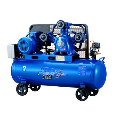 China High Pressure Paint Machine 90L 3kw 4hp Power Air Compressor Lubricated Piston Belt Driven Air Compressor for sale