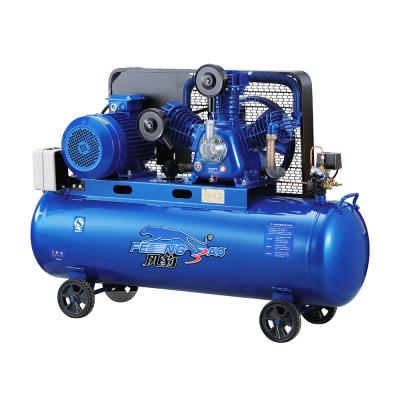 China High quality portable bezel driven air compressor lubricated oil compressor machine mini 4 horsepower 12.5Bar for sale