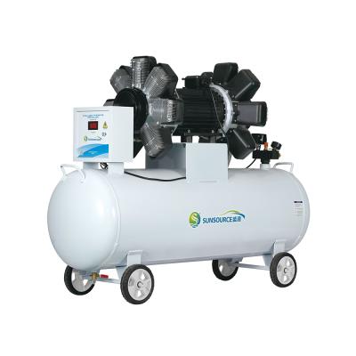 China High Efficiency Top Manufacturer High Pressure Mobile Oilless Piston 11Kw 14.8Hp 120L Silent Heavy Duty Air Compressor for sale