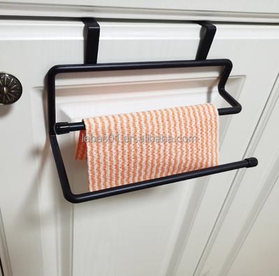 China Sustainable Towel Rack Metal Wire Over Cabinet Door Storage Paper Baskets 21.8*10*13.4cm Sustainable Flexible Powder Coating 388grs for sale